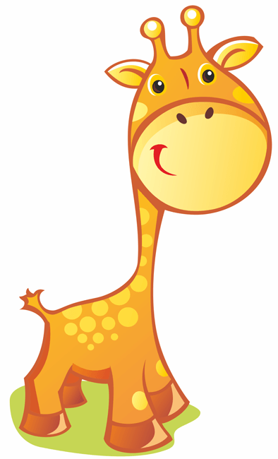 Adesivi per Bambini: Allevamento di giraffe 0