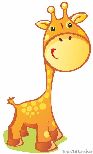 Adesivi per Bambini: Allevamento di giraffe