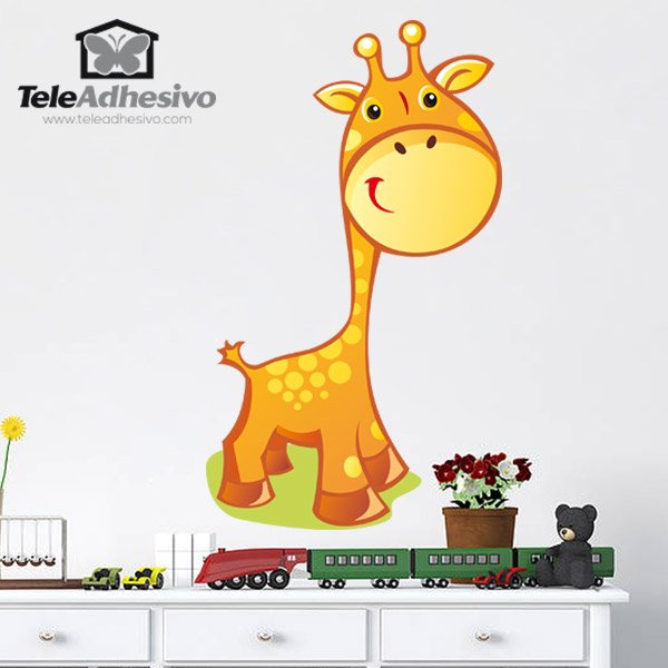 Adesivi per Bambini: Allevamento di giraffe