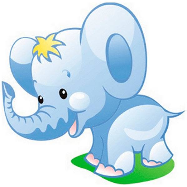 Adesivi per Bambini: Cucciolo di elefante