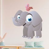 Adesivi per Bambini: Elefante sorridente 3