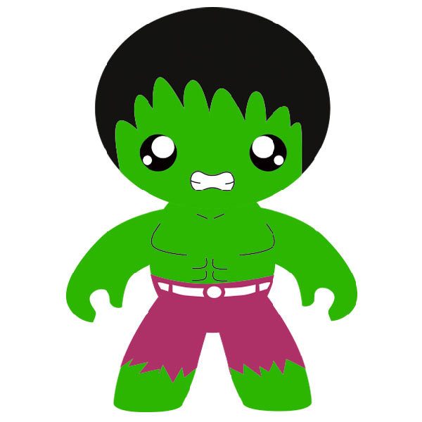 Adesivi per Bambini: Hulk bambino