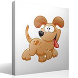 Adesivi per Bambini: Cucciolo di cane giocoso 4