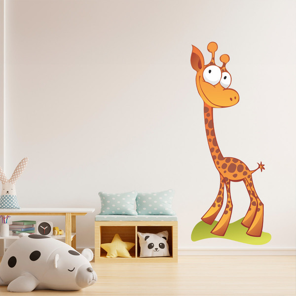 Adesivi per Bambini: Felice giraffa