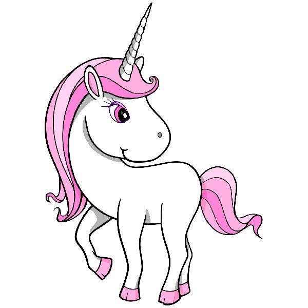 Adesivi Murali: Piccolo Unicorno