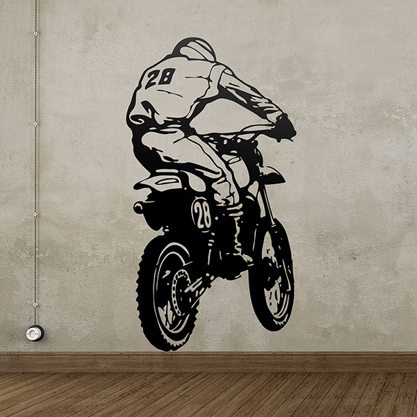 Adesivi Murali: Salto in moto