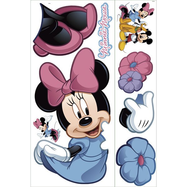 Adesivo murale bambini Grande Minnie Mouse