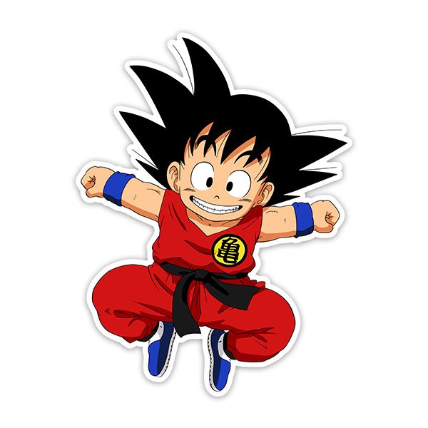Adesivi per Bambini: Dragon Ball Goku felice