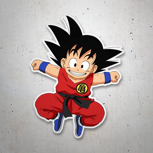 Adesivi per Auto e Moto: Dragon Ball Goku felice