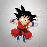 Adesivi per Auto e Moto: Dragon Ball Goku felice 3