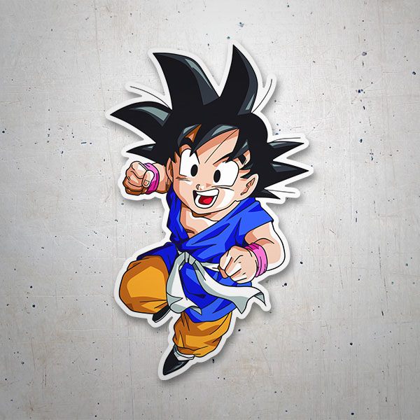 Adesivi per Auto e Moto: Dragon Ball Goku GT