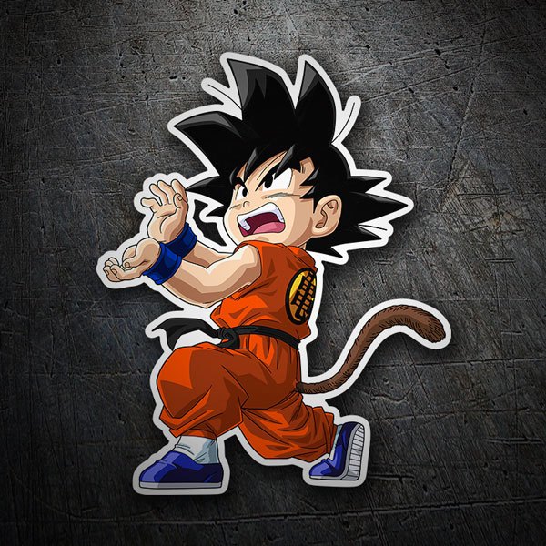Adesivi per Auto e Moto: Dragon Ball Onda vitale Goku
