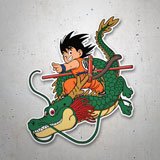 Adesivi per Bambini: Dragon Ball Son Goku & Shen Long 3