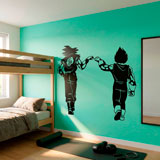 Adesivi per Bambini: Dragon Ball Son Goku e Vegeta 4