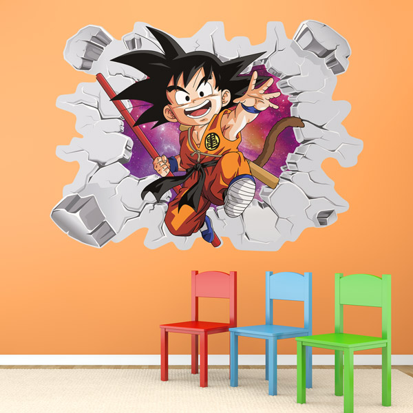 Adesivi per Bambini: Dragon Ball Son Goku Bambino 1
