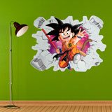 Adesivi per Bambini: Dragon Ball Son Goku Bambino 3