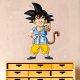 Adesivi per Bambini: Dragon Ball Son Goku GT Victory 3