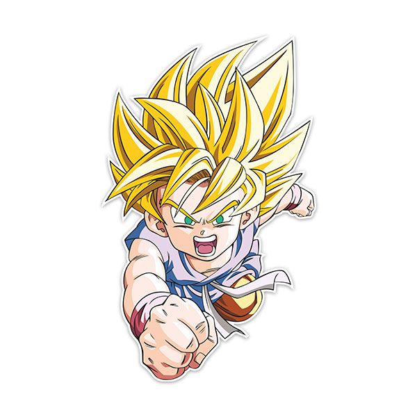 Adesivi per Bambini: Dragon Ball Son Goku GT Saiyan