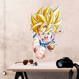 Adesivi per Bambini: Dragon Ball Son Goku GT Saiyan 3