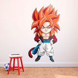 Adesivi per Bambini: Dragon Ball Supersaiyan Gogeta Cartoon 4 3