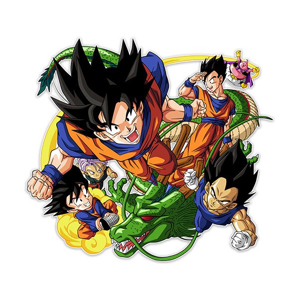 Adesivi per Bambini: Dragon Ball Personaggi