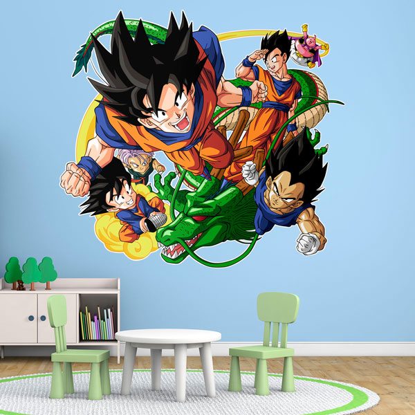 Adesivi per Bambini: Dragon Ball Personaggi