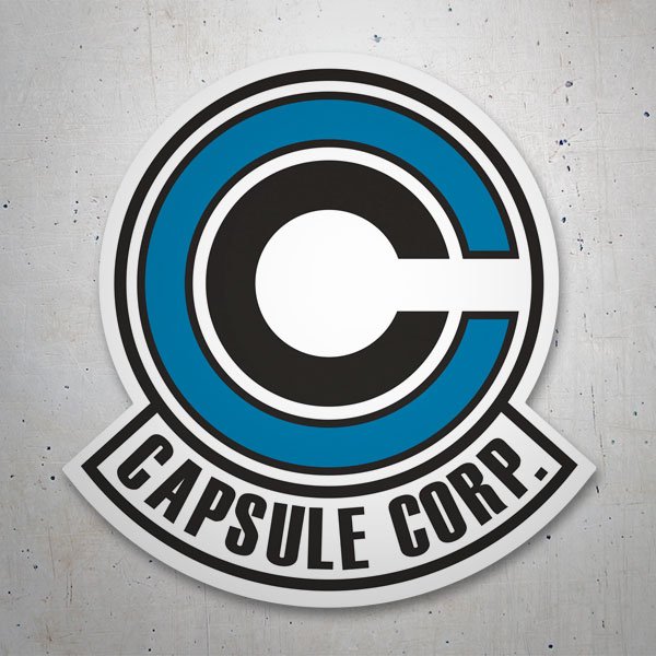 Adesivi per Auto e Moto: Dragon Ball Capsule Corporation II