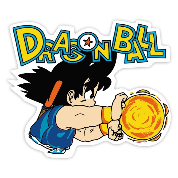 Adesivi per Auto e Moto: Goku Bambino Kamehameha