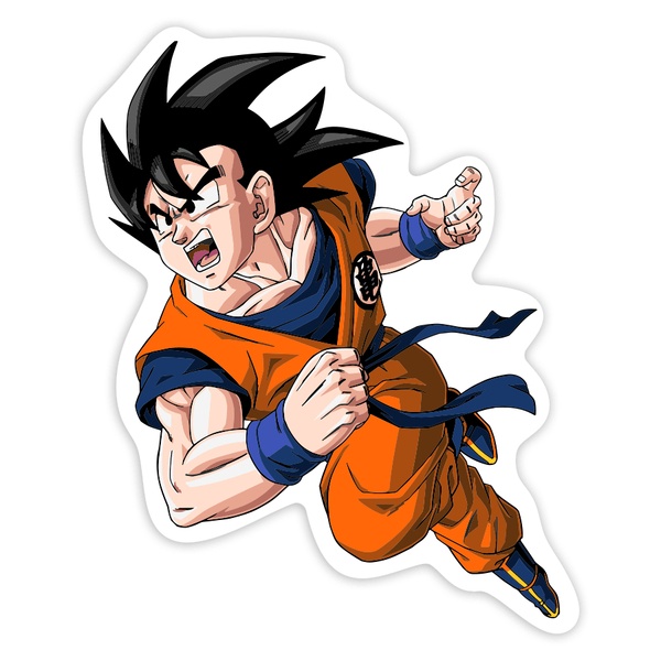 Adesivi per Auto e Moto: Goku in volo