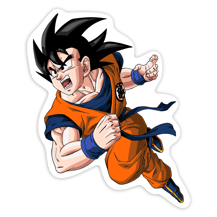 Adesivi per Auto e Moto: Goku in volo
