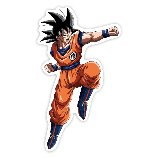 Adesivi per Auto e Moto: Goku Pugno Volante