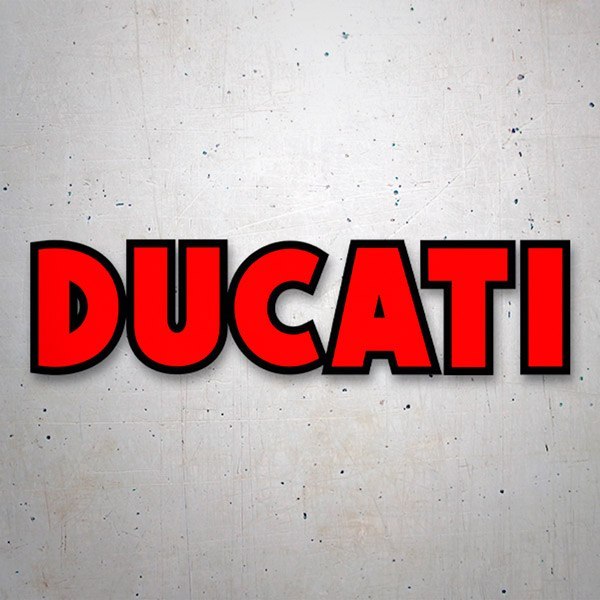 Adesivi per Auto e Moto: Rosso e nero Ducati