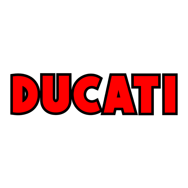 Adesivi per Auto e Moto: Ducati rosso e nero