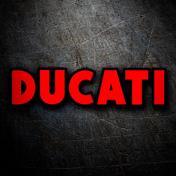 Adesivi per Auto e Moto: Ducati rosso e nero
