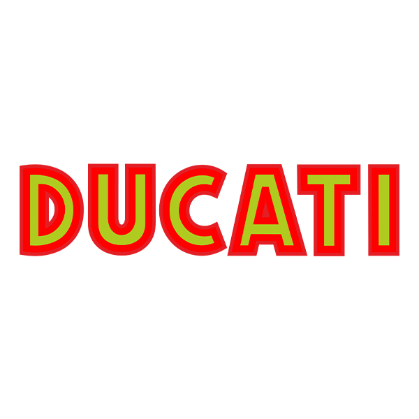 Adesivi per Auto e Moto: Ducati verde e rosso