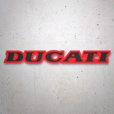 Adesivi per Auto e Moto: Ducati nero e rosso 3