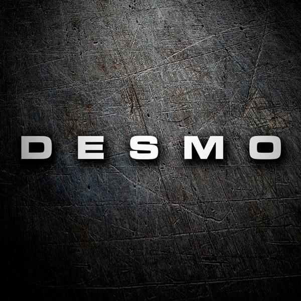 Adesivi per Auto e Moto: Ducati Desmo III