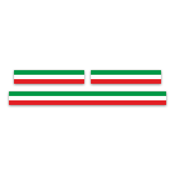 Adesivi per Auto e Moto: Kit bandiere italiane Ducati