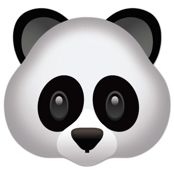 Adesivi Murali: Faccia Panda