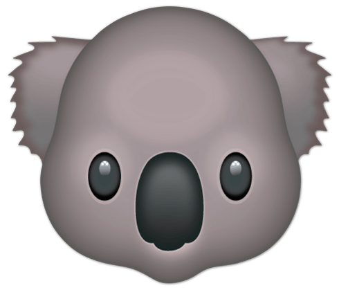 Adesivi Murali: Viso Koala