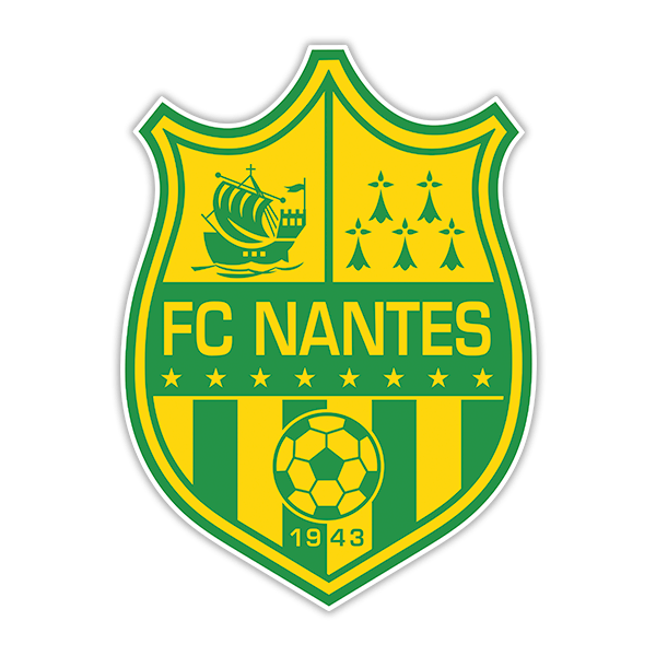 Adesivi Murali: FC Nantes Stemma 1943