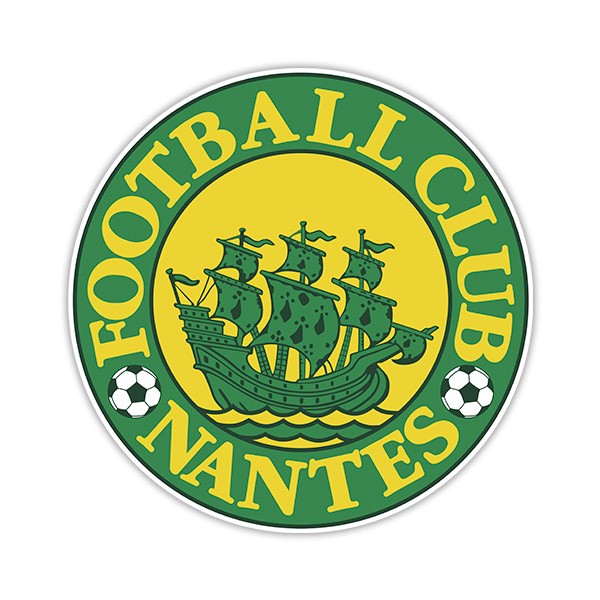 Adesivi Murali: Stemma del Football Club Nantes