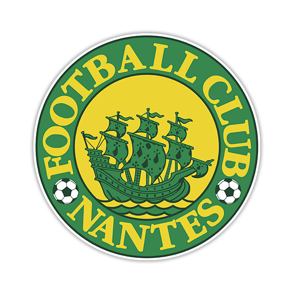 Adesivi Murali: Stemma del Football Club Nantes
