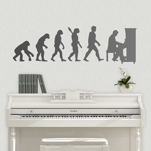 Adesivi Murali: Evoluzione pianista 0