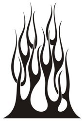 Adesivi per Auto e Moto: Fiamme