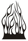 Adesivi per Auto e Moto: Fiamme