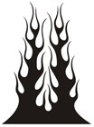 Adesivi per Auto e Moto: Fiamme