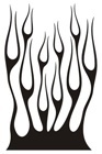 Adesivi per Auto e Moto: Fiamme
