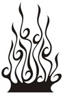 Adesivi per Auto e Moto: Fiamme
