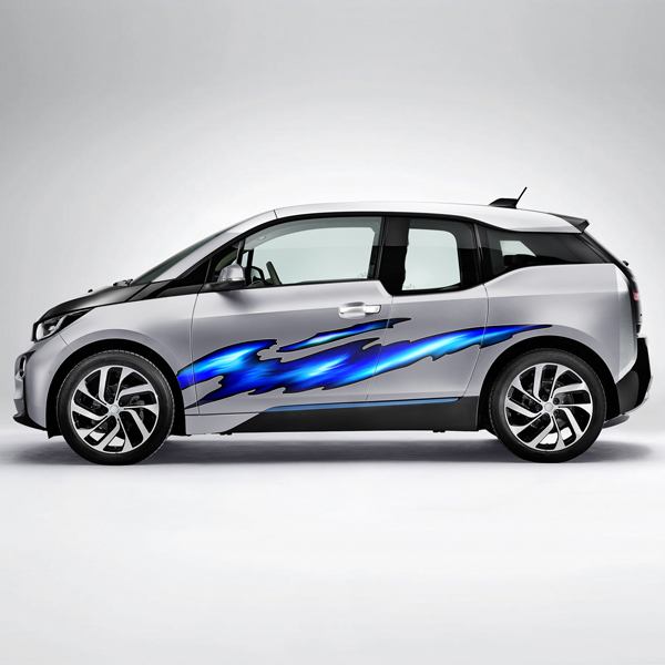 Adesivi per Auto e Moto: Rasgado Fusi&oacute;n in Colori Dinamici